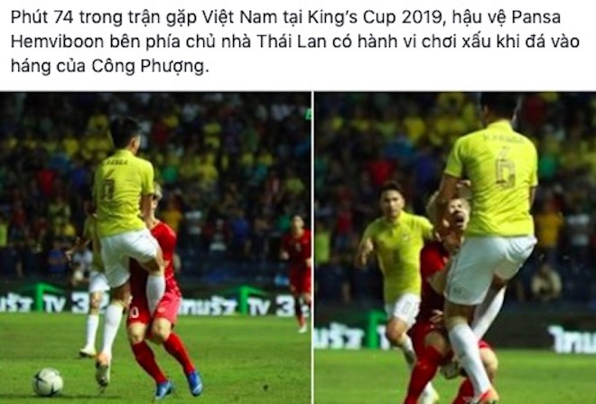 Việt Nam hạ Thái Lan 1-0: Công Phượng bị đá thẳng vào chỗ hiểm dân mạng đòi FIFA “xử”