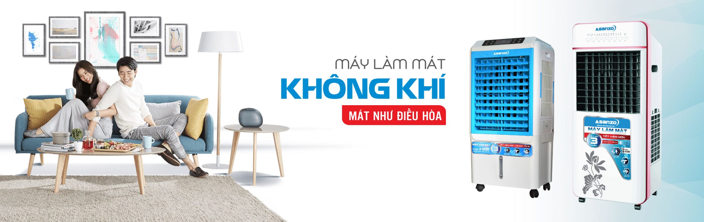 Quạt điều hòa Asanzo làm mát nhanh vượt trội