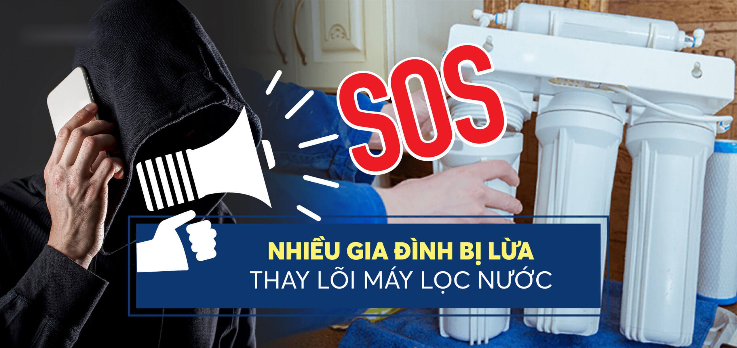 Cảnh báo nhiều gia đình bị lừa thay lõi lọc kém chất lượng giá cao